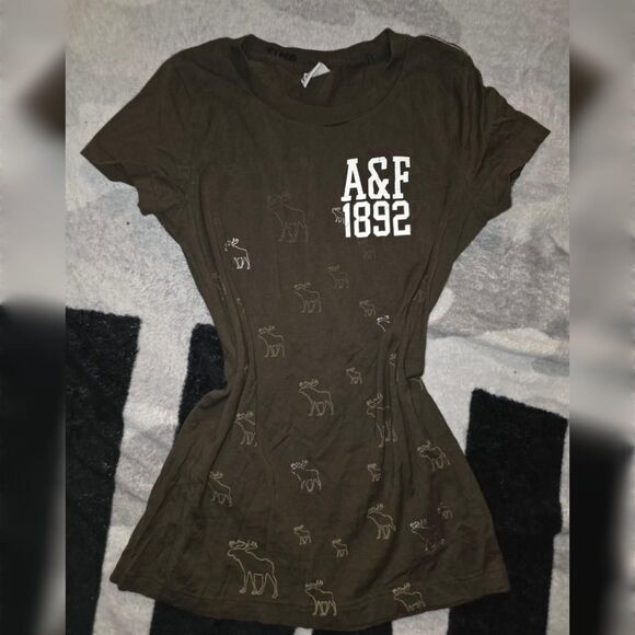 Abercrombie & fitch A&F 1892 Moose Graphic Tee - Picture 1 of 2